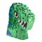 Dinosaur Pinata for Boys Birthday T-Rex Themed Party Supplies, Green Foil Dino Decorations (Small, 11 x 13 x 3 In)